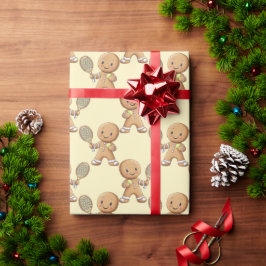 Papel De Presente Gingerpão Tênis Grand Slam 🎾 🎄