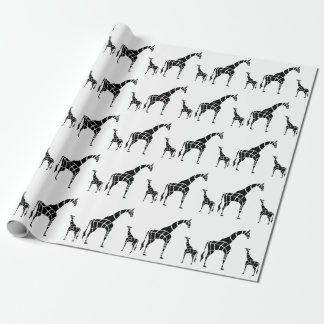 Papel De Presente Girafa com vitela