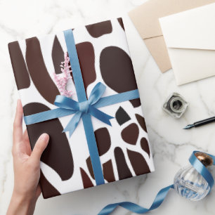 Papel De Presente Giraffe Skin Pattern