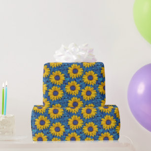 Papel De Presente Girassóis