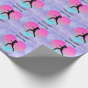 Papel De Presente Girls Love Soccer