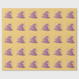 Papel De Presente Girly Halloween - Wizard Way to the Sweets
