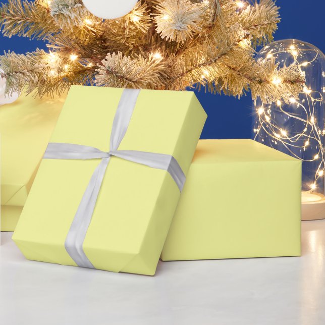 Papel De Presente Giz Branco Amarelo (Feriados)