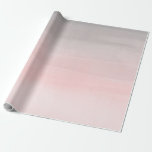 Papel De Presente Glam de Cor d'Água Moderna, Rosa Azul e Cinza<br><div class="desc">papel de empacotamento personalizado</div>