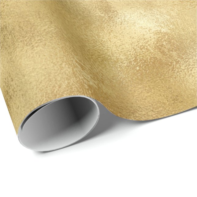Papel De Presente Glam Dourado (Ponta do rolo)