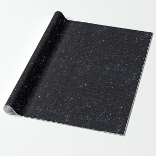 Papel De Presente Glamor Preto Elegante