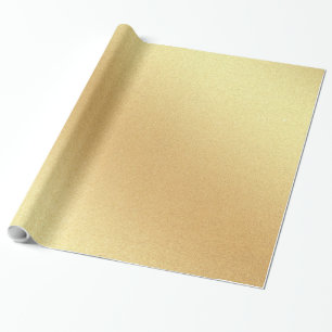 Papel De Presente Glitter Dourado brilhante Elegante Ouro moderno br