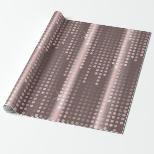 Papel De Presente Glitter padronizado da Matriz de Bolinhas Mallow