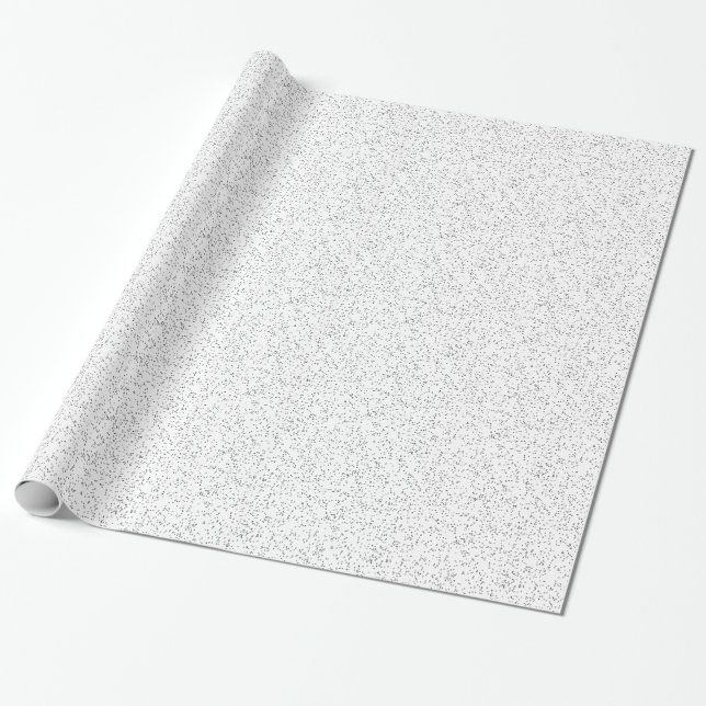 Papel De Presente Glitter prateado (Desenrolado)