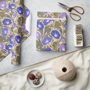 Papel De Presente Glória da Manhã Art Nouveau