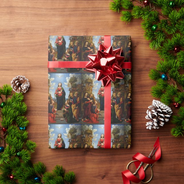 PAPEL DE PRESENTE GLÓRIA PARA A CONCEPÇÃO IMACULADA (Presente de Natal)