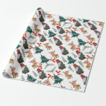 Papel De Presente Gnome Christmas Scandinavian whimsical<br><div class="desc">Gnome Christmas Scandinavian Whimsical Wrappaper</div>