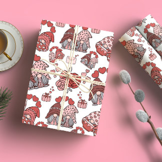 Papel De Presente Gnome Love