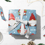 Papel De Presente Gnomo Christmas Gift Wrap | Feriado de presente<br><div class="desc">Gnomo Christmas Gift Wrap | Papel de moldagem de Natal - Adicione um toque de na moda às caixas de presentes, embrulhando-as com o nosso papel de embalagem da coleção de presentes de Natal. Verifique nosso outro papel de empacotamento de presentes ou outras mercadorias de papel em TinkPrints. | #natal,...</div>