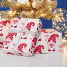 Gnomo Cute Segurando Dia de os namorados Cardíaco