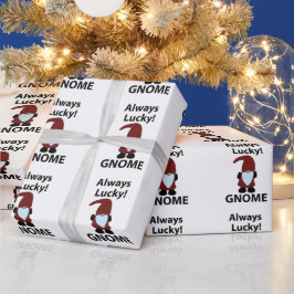 Papel De Presente Gnomo Sempre Sortudo