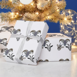 Papel De Presente Goat Animal Funny Goat