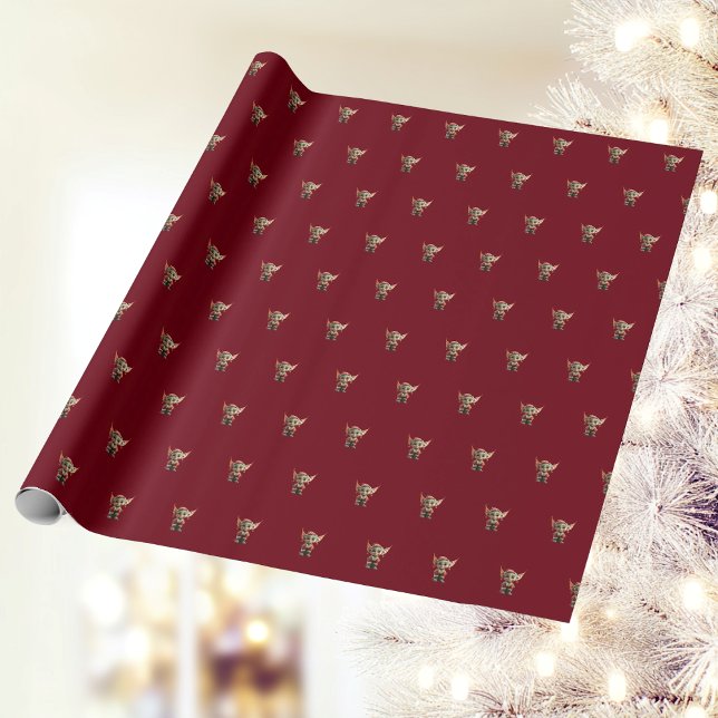 Papel De Presente Goblin Christmas Elf Wrappaper (Criador carregado)