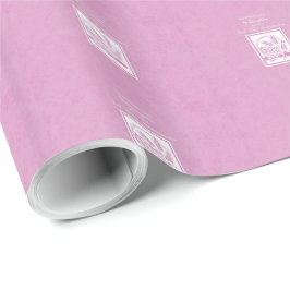 Papel De Presente GodFilha Primeira Comunhão, Rosa