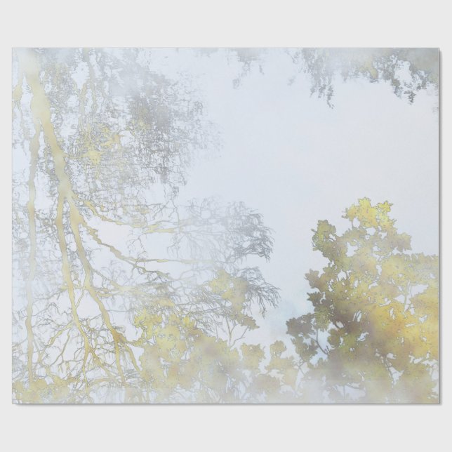 Papel De Presente Golden Broadleaf Glow (Aberto)