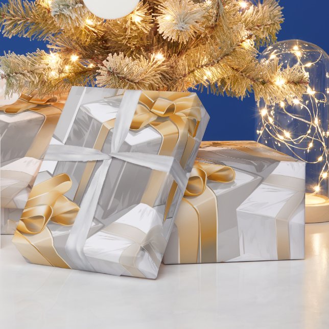 Papel De Presente Golden Morning Gifts Wrapping Paper (Feriados)