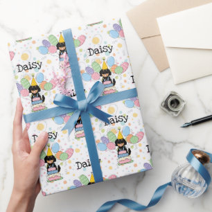 Papel De Presente Goldendoodle Dog Birthday