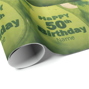 Papel De Presente Golf 50º aniversário de golfe putting green para g