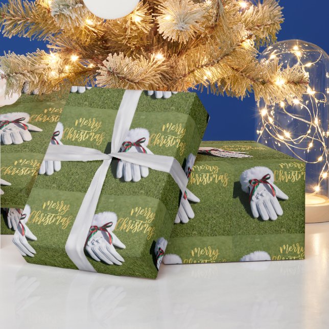 Papel De Presente Golf Natal temático em Putting Green (Feriados)