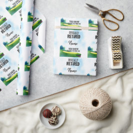 Papel De Presente Golf Retirement - Golfe