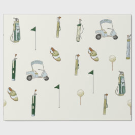 Papel De Presente Golfe