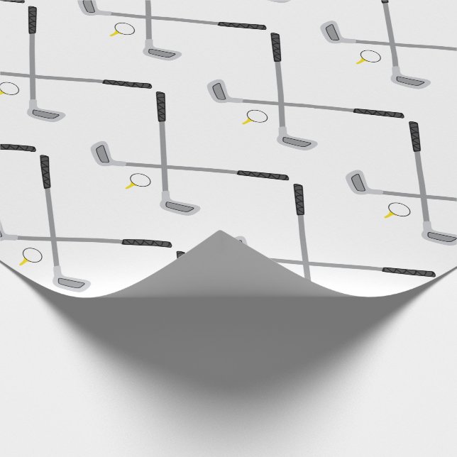 Papel De Presente Golfe Clubs and Ball (Ponta)