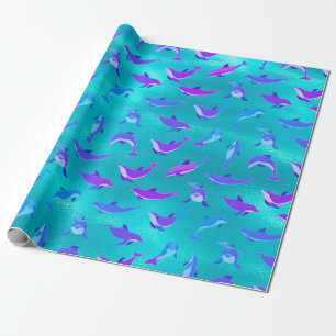 Papel De Presente Golfinho
