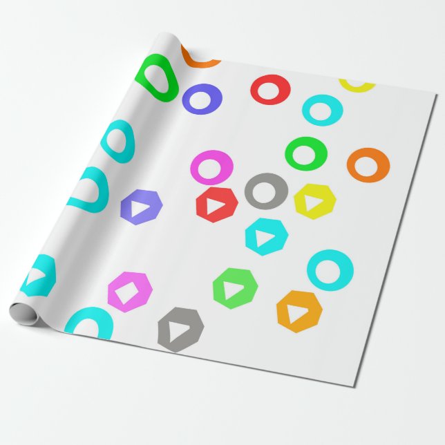Papel De Presente Gomas (Desenrolado)