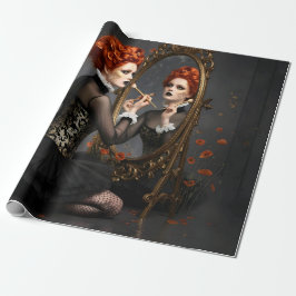 Papel De Presente Gothic Vintage Art Design