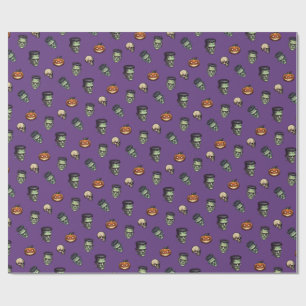 Papel De Presente 💜 Gótica Roxa Wraping 🎃 🕸️