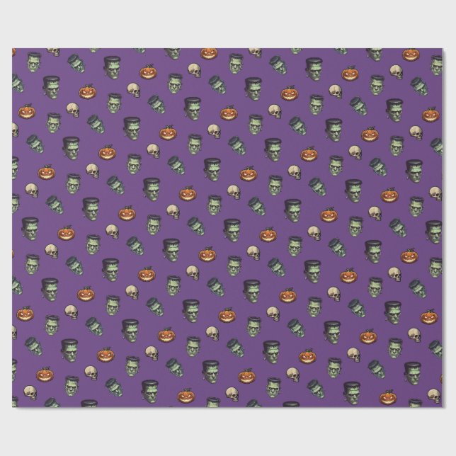 Papel De Presente 💜 Gótica Roxa Wraping 🎃 🕸️ (Aberto)