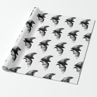 Papel De Presente Gótica Vampiro Bats