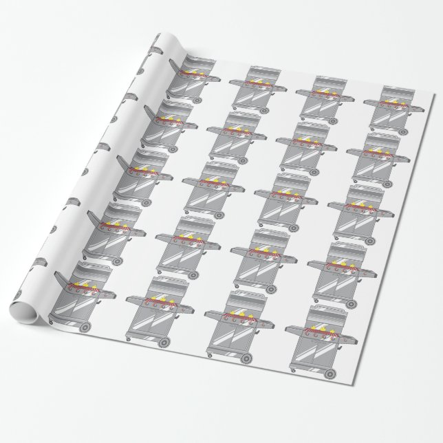 Papel De Presente Grade super (Desenrolado)