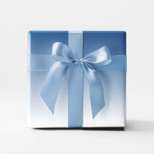 Papel De Presente Gradiente Azul