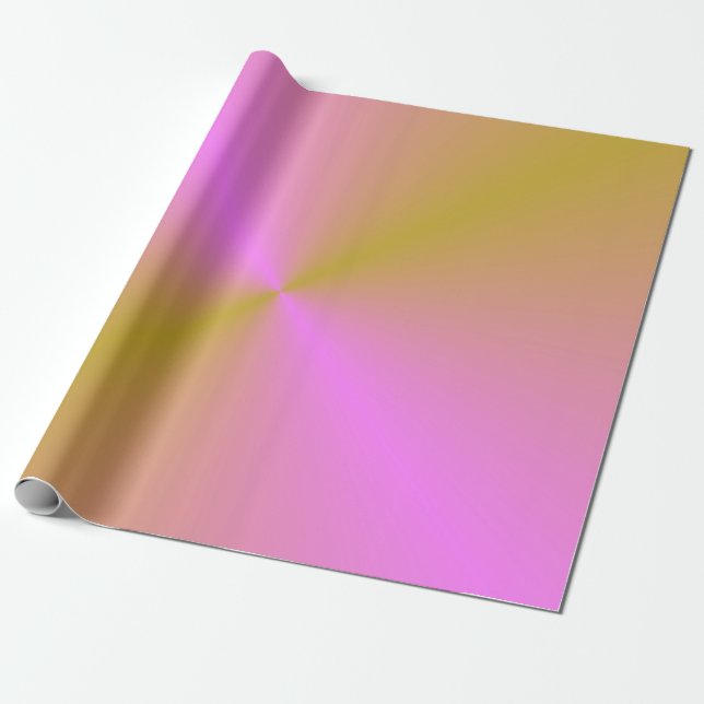 Papel De Presente gradiente de cor  (Desenrolado)