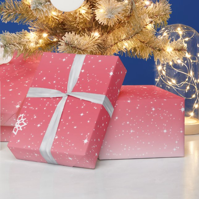 Papel De Presente Gradiente de Neve Festiva, Gradiente, Gradiente Ve (Feriados)