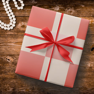 Papel De Presente Gradiente de Pêssego Coral Verificado