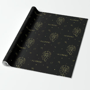 Papel De Presente Gradiente de sinal de estrela do horóscopo Scorpio