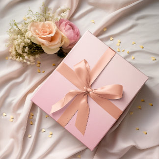 Papel De Presente Gradiente Rosa Pastel Minimalista Moderno