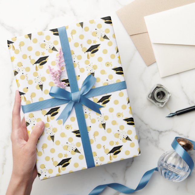 Papel De Presente Graduação Confetti Magic (Presentear)