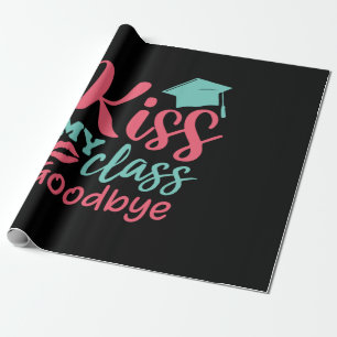Papel De Presente Graduação de Arte   Beijo à minha classe Adeus