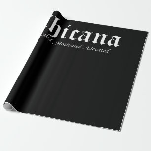 Papel De Presente Graduação Latina Motivada por Chicana