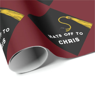 Papel De Presente graduação marrom