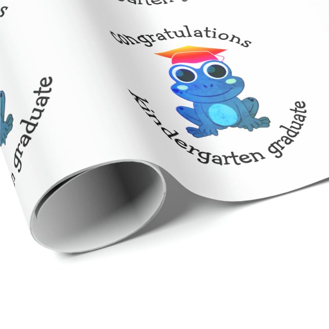 Papel De Presente Graduação Personalizada do Jardim de Infância de S (Ponta do rolo)