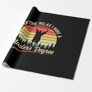 Papel De Presente Graduação   Tenho Mestrado